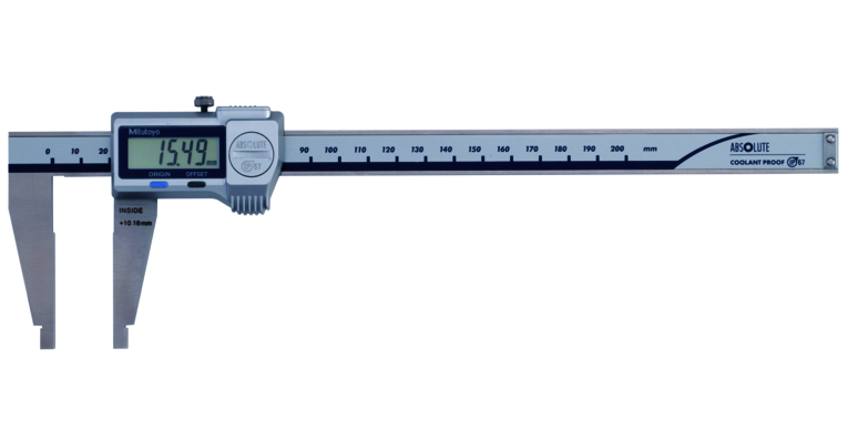 Mitutoyo ABSOLUTE Digimatic tolómérő lekerekített mérőpofával, 0-1000 mm, 0.01 mm (550-207-10) termék fő termékképe