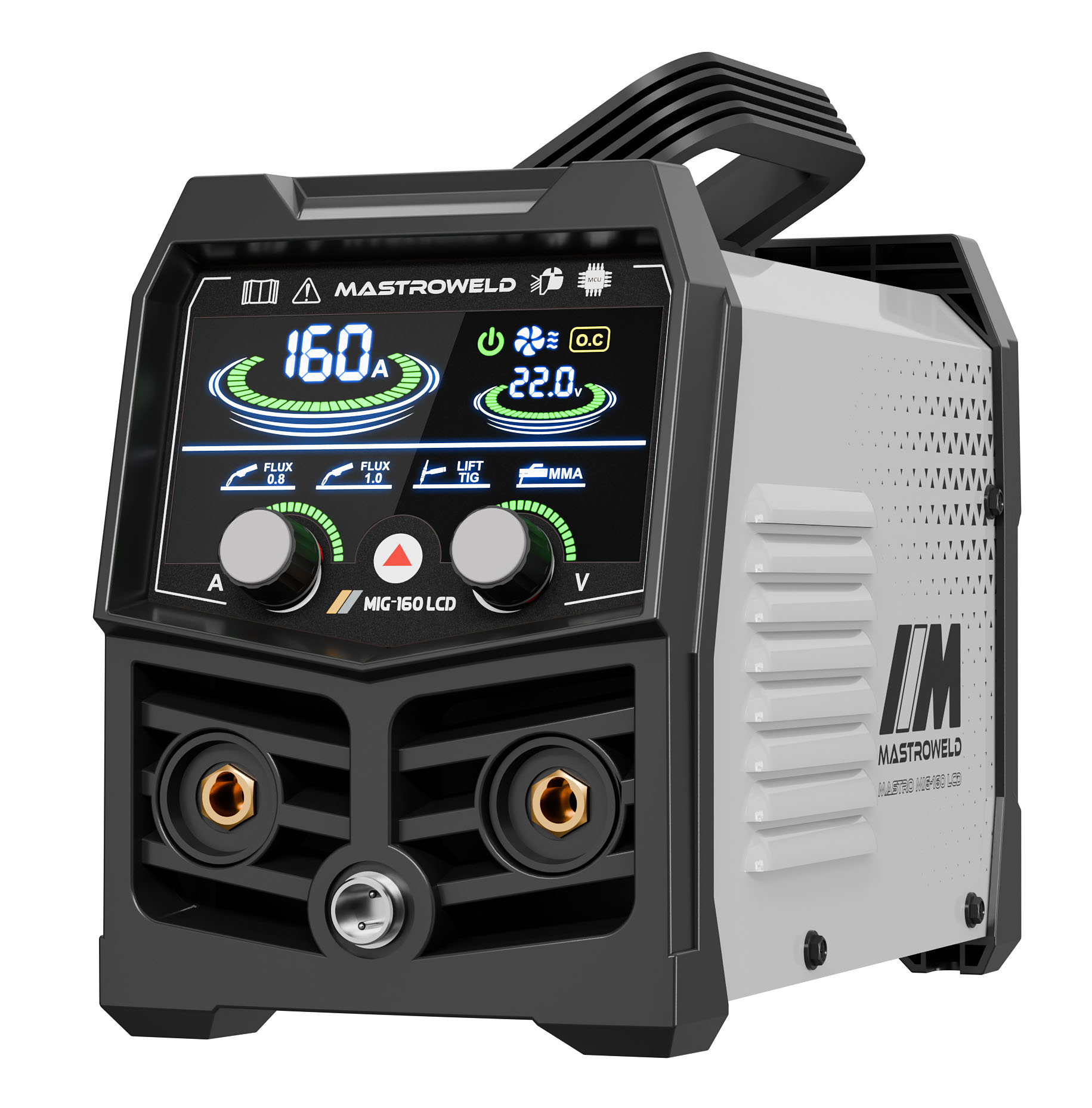 Mastroweld MASTRO MIG-160 LCD multifunkciós hegesztő inverter termék fő termékképe